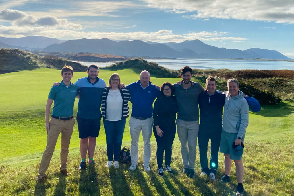 The Lyons Links team on course